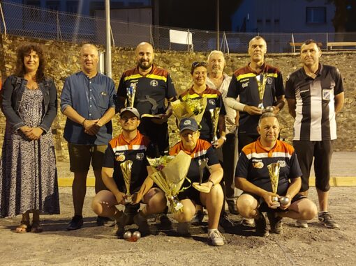 Champions du Cantal Triplette Mixte 2022 Champions du Cantal Triplette Mixte 2022